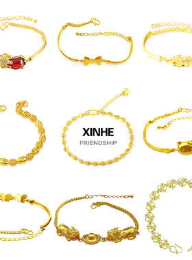 貔貅首饰新合谊越南沙金手链中性