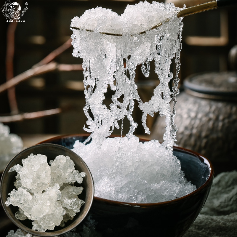 雪燕云南正品100g天然胶质散装人工精修拉丝非桃胶皂角米银耳组合