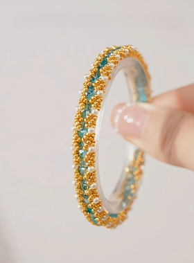 材料包精致百搭手链三千手作简约法式小香风高级轻奢风设计感手链