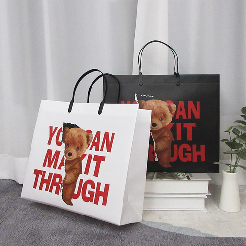 免税店手拎袋叉耳手提袋子