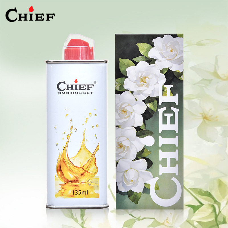 CHIEF首领栀子花香煤油高纯度清香燃油打火机通用燃料煤油火石油