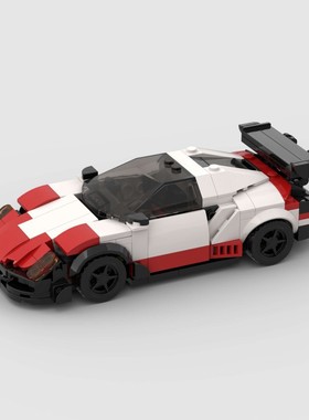 积木拼搭911赛车跑车moc兼容儿童玩具D010043