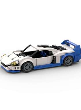 赛车跑车moc兼容MC12积木儿童拼搭玩具D010127