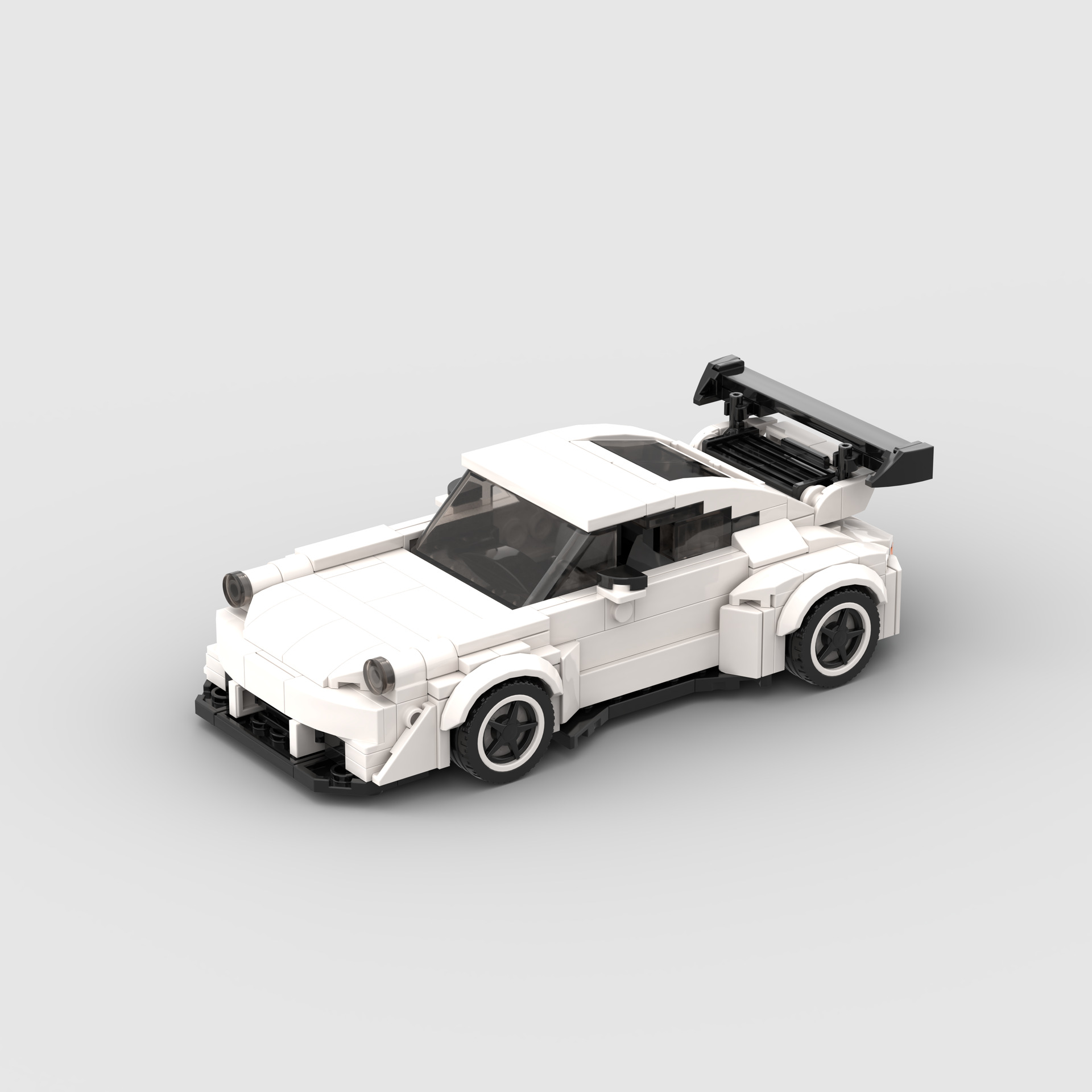 赛车跑车moc兼容儿童益智拼搭玩具积木D010228