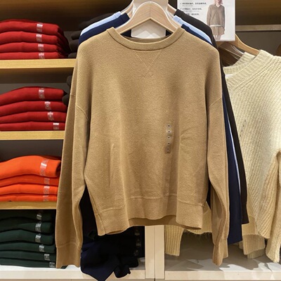 合作款/女装男装柔滑棉质圆领针织衫毛衣套头上衣475053/481673