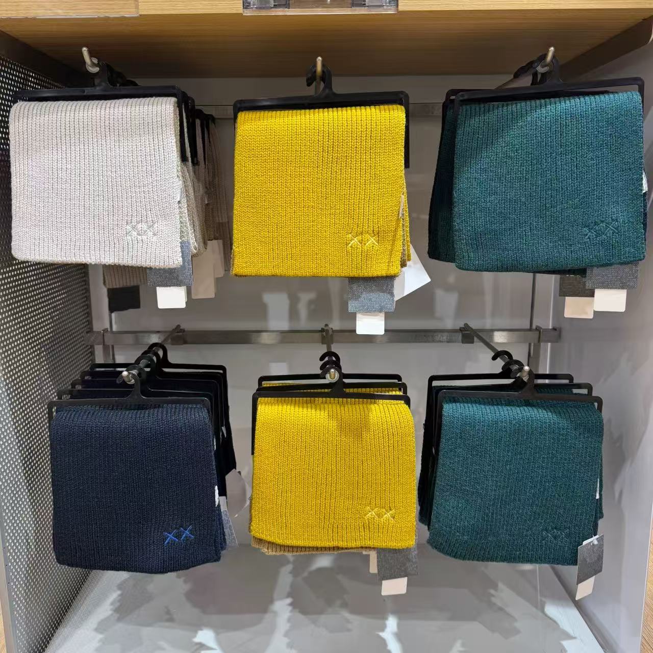 男装女装情侣款KAWS针织围巾保暖百搭高级感围脖2025秋冬款485257