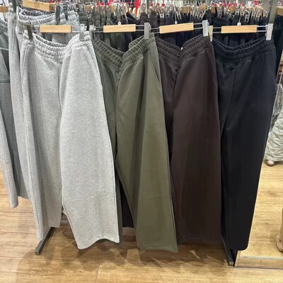 日单男装女装情侣宽松运动长裤/裤脚抽绳休闲裤卫裤裤子471809