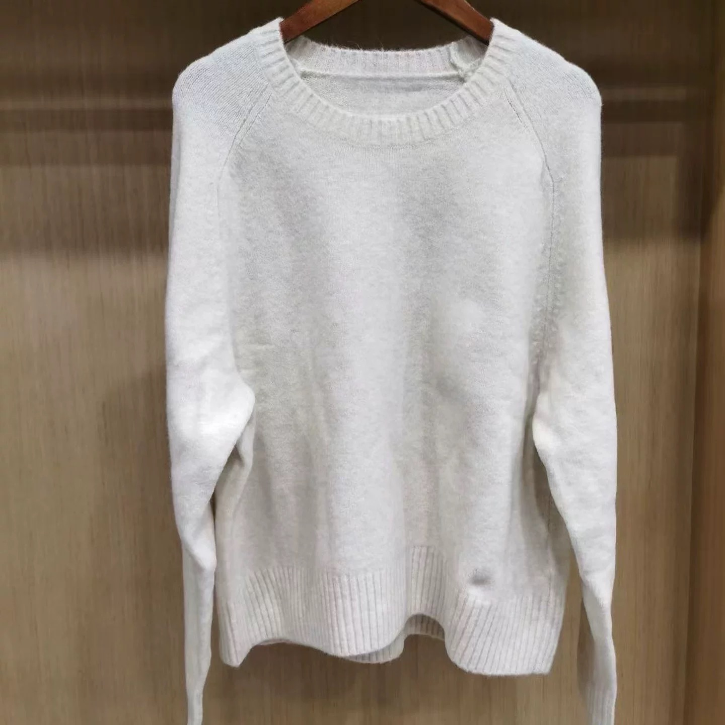 女装舒芙蕾圆领针织衫/毛衣毛衫套头打底长袖秋冬新款上衣479157