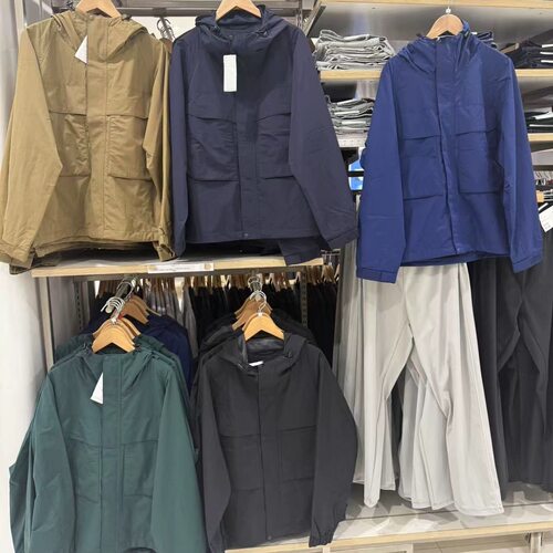 日单男装女装情侣防风连帽外套秋季宽松户外工装夹克冲锋衣478231