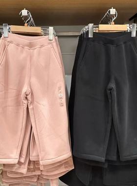 日单童装男童女童仿羊羔绒休闲宽腿裤阔腿裤加绒裤子秋冬款478169