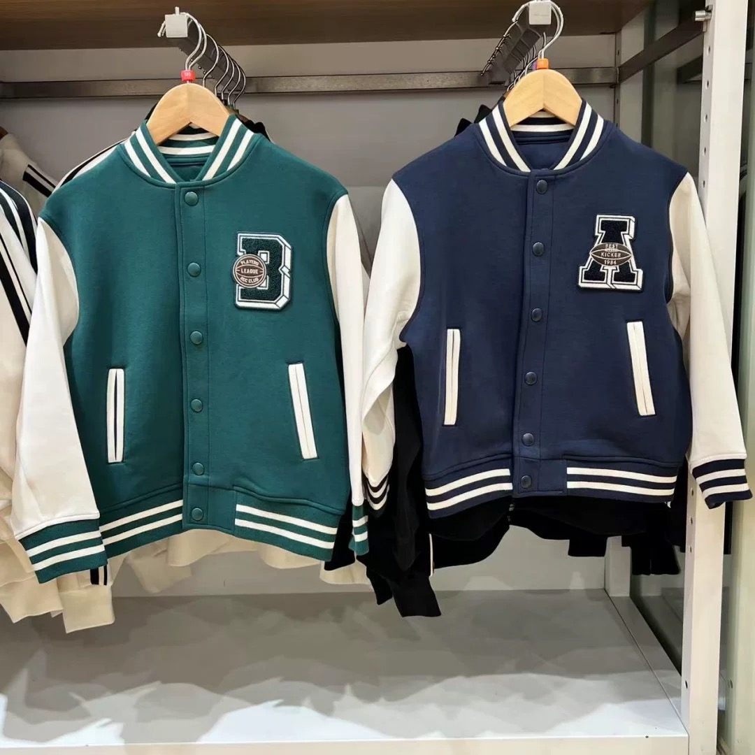 童装男童女童高弹力快干运动茄克休闲外套夹克2025秋季新款481378