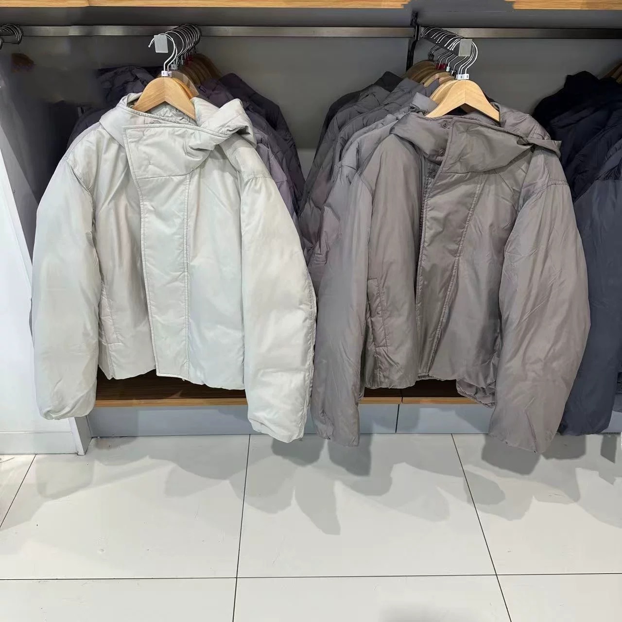 女装！空气棉服外套！保暖加厚连帽短款夹克2025秋冬新款480064