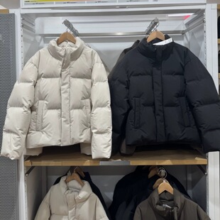 日单同款男女装无缝立领羽绒服保暖茄克外套夹克25秋冬新款481608