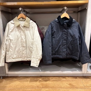 女装空气棉服休闲短茄克宽松百搭夹克上衣外套25秋冬新款479764