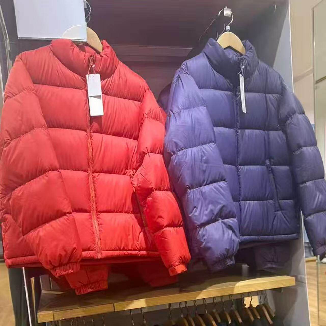 男装女装轻量蓬松羽绒外套保暖休闲立领面包服夹克冬季新款486177