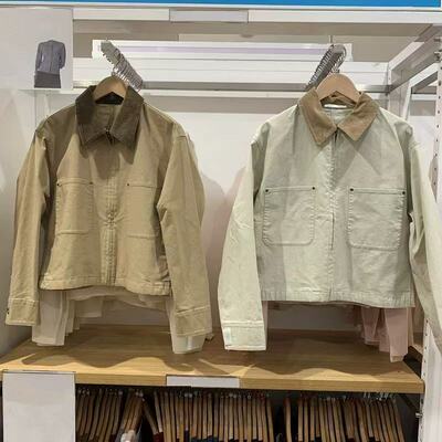 女装休闲拉链短茄克/外套翻领时尚夹克上衣百搭2026秋新款479208