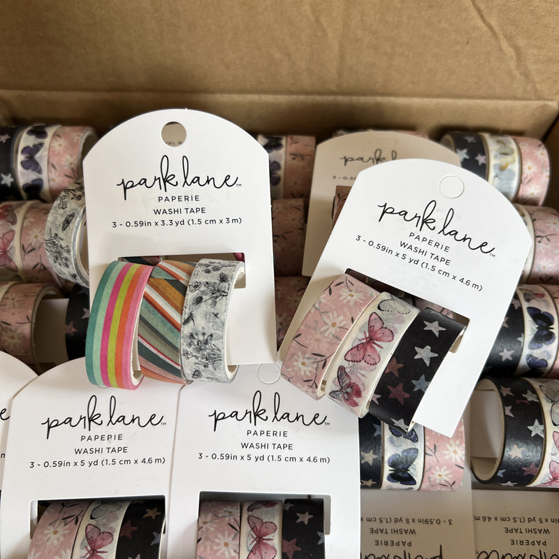 纸质手账胶带！一卡三个装！