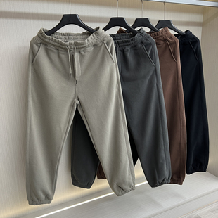 加绒男士 秋冬款 宽松百搭束脚保暖卫裤 休闲裤 质感货 长裤 超软糯