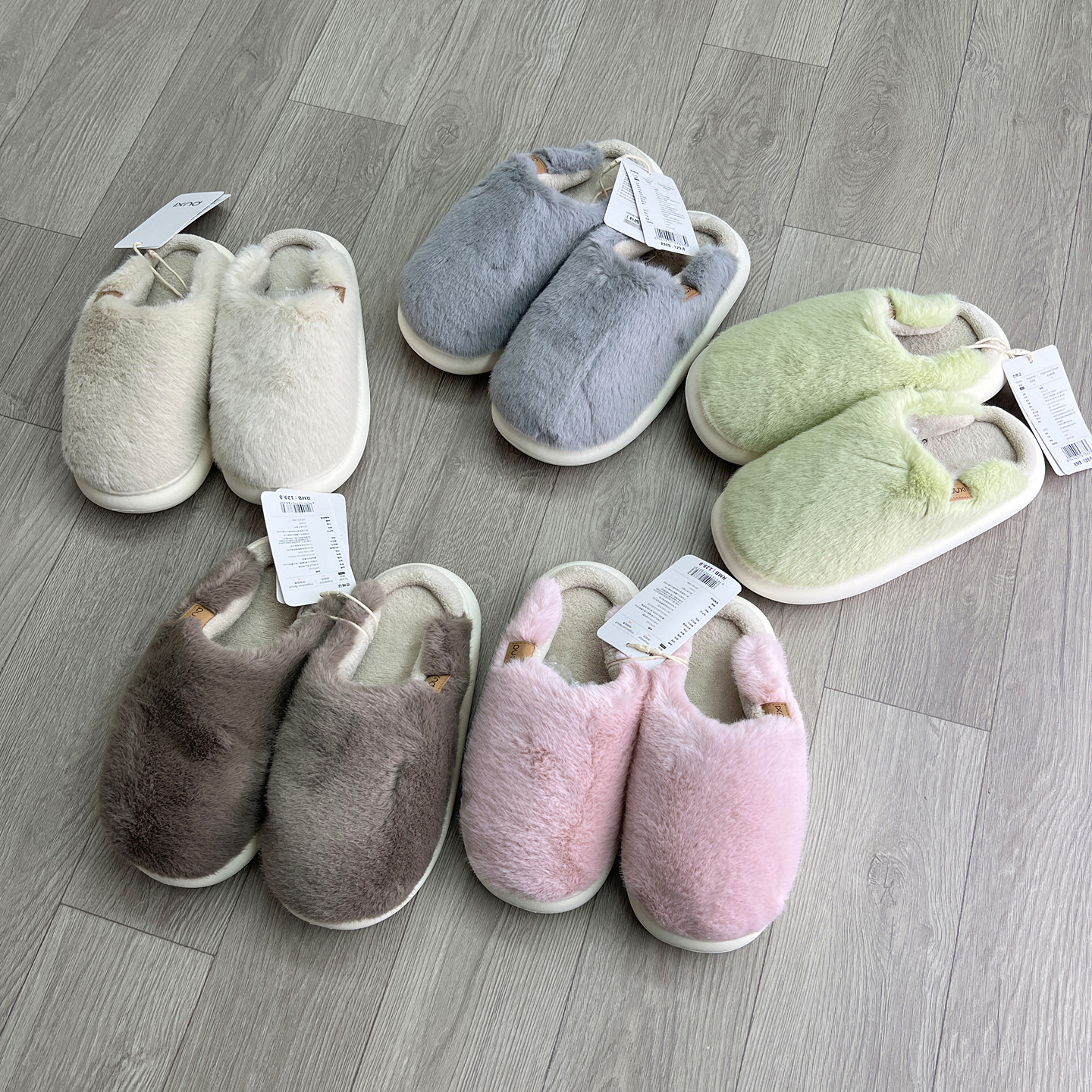 捡漏价！2025年新款！男女情侣款居家保暖防滑毛绒包头加绒棉拖鞋,居家布艺,居家棉拖/棉鞋,淘宝优惠券,粉丝福利购,淘宝优惠卷