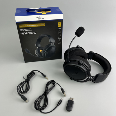 出口外贸！三模连接！头戴式无线电竞游戏耳机带麦克风台式机耳麦