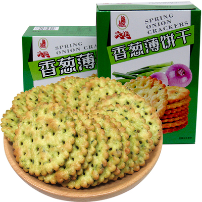 大地薄脆饼干咸味休闲食品小吃