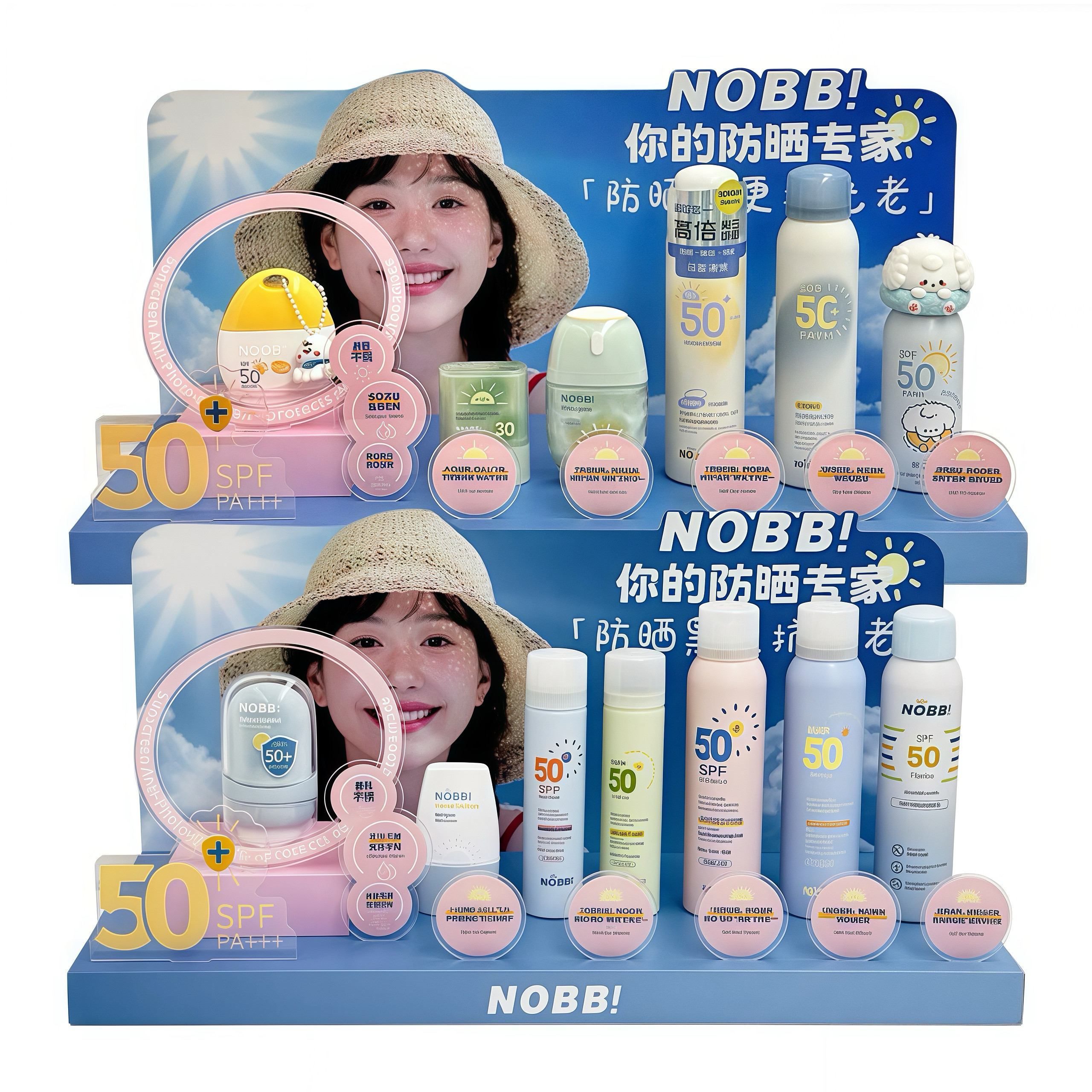 NOBB防晒喷雾SPF50+清爽不油腻