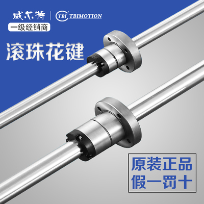 TBI滚珠花键轴法兰型10