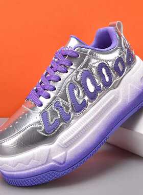 秋冬爆米花男女爆米花李老大大白毽踢毽子专用运动鞋休闲跑步板鞋