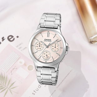 卡西欧手表女生简约气质学生初高中INS风小众电子表 LTP-V300L-4A