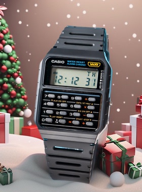 CASIO卡西欧CA-53W DBC-32D 简约复古绝命毒师户外计算器防水手表