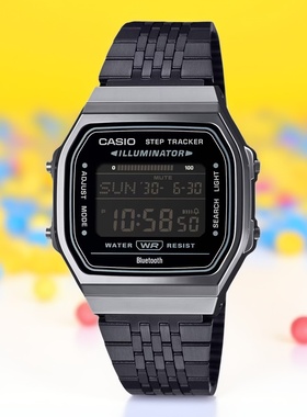 CASIO/卡西欧 复古数位电子表ABL-100WE/WEG简约风多功能蓝牙手表