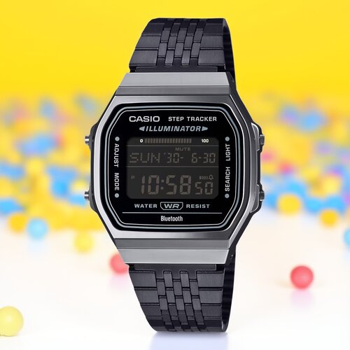 CASIO/卡西欧 复古数位电子表ABL-100WE/WEG简约风多功能蓝牙手表