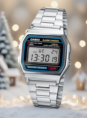 陈小春同款手表卡西欧CASIO A158WA F-84W F91WA代购小方块电子表