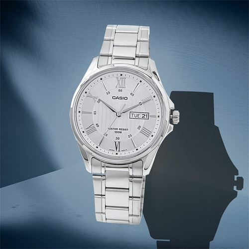 卡西欧/Casio 休闲商务防水小众石英金属腕表 MTP-1384D-7A