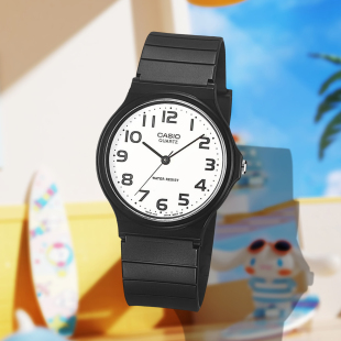 卡西欧 潮流学生考试运动手表MQ 男女手表小黑表时尚 7B2 CASIO