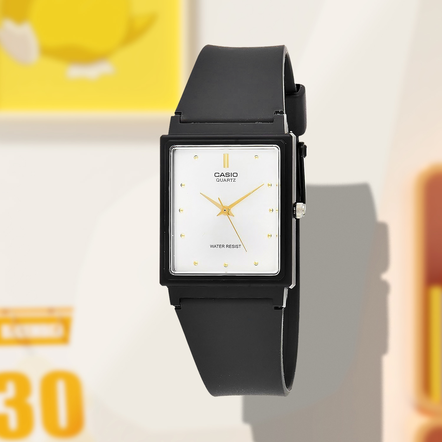 Casio 卡西欧时尚学生石英防水静音百搭休闲日常小众表 MQ-38-7A