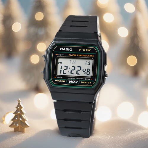 CASIO卡西欧简约复古小方块