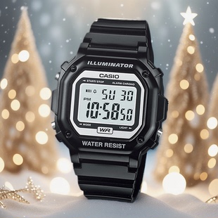 7B方塊簡(jiǎn)約 現(xiàn)貨正品 卡西歐CASIO F108WHC INS復(fù)古風(fēng)電子學(xué)生手表