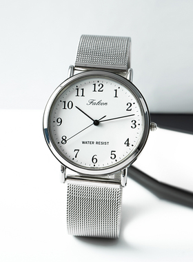 文艺日本西铁城falcon猎鹰Q&Q复古极简手表女q996-304学生情侣表