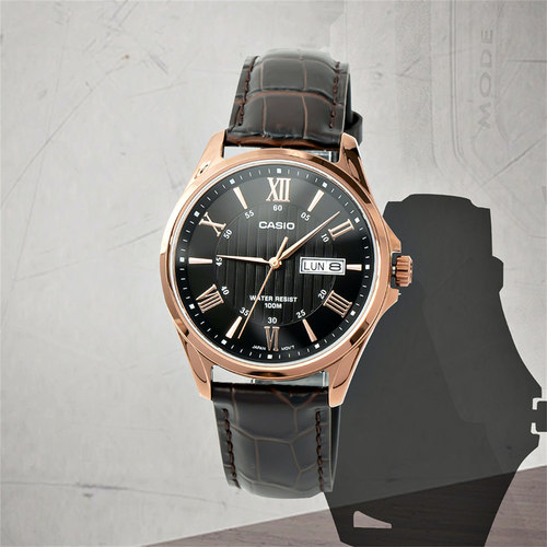 卡西欧/Casio 简约百搭复古时尚商务指针石英腕表 MTP-1384L-1A