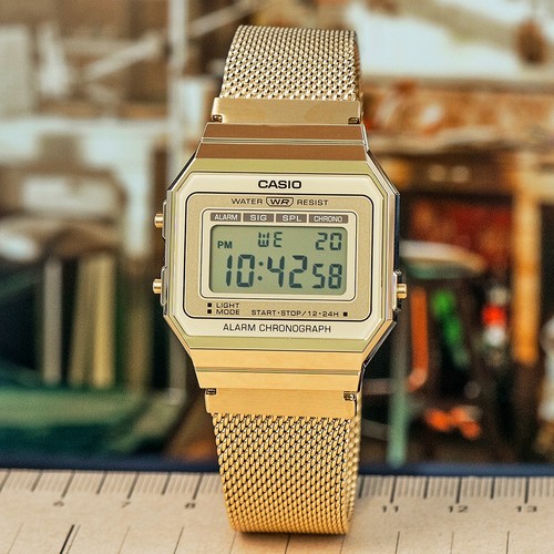 卡西欧复古潮流时尚小方块A-700