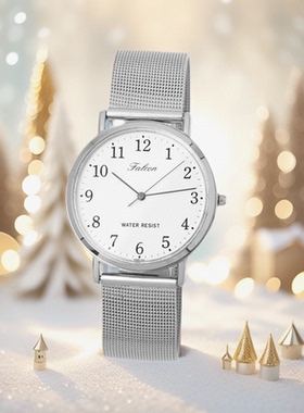 文艺日本西铁城falcon猎鹰Q&Q复古极简手表女Q996-304学生情侣表