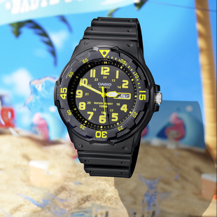 CASIO卡西欧手表男女学生儿童休闲防水运动防水石英表MRW-200H-9B