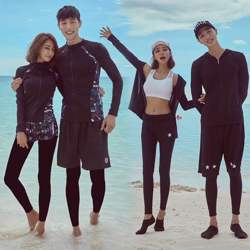 韩国潜水服拉链分体长袖长裤游泳衣防晒速干情侣男女水母衣浮潜服|msdalam kategori luar/Mountaineer/Camping/Aksesori perjalanan, pakaian luar, wetsuit - dari Buy2taobao.com untuk memberikan perkhidmatan ejen Taobao profesional membeli