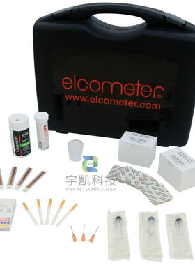 英国易高Elcometer138/2涂装钢铁表面盐分、pH、氯离子测试套装