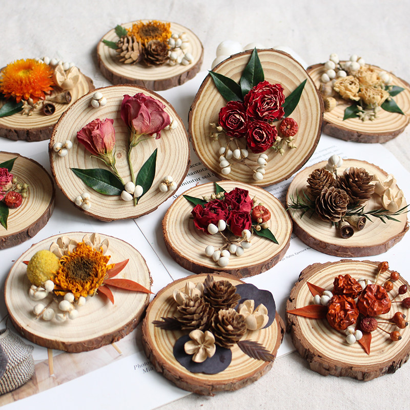 干花冰箱贴墙贴真花装饰diy云南旅游特色纪念品摆摊小摆件伴手礼,家居饰品,干花/花瓣/干花包/干树枝,淘宝优惠券,粉丝福利购,淘宝优惠卷