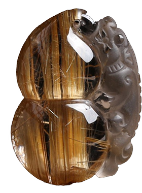 天然葫芦貔貅男女款水晶宝瓶吊坠