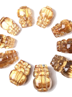 貔貅戒指镶嵌男女款水晶礼品吊坠