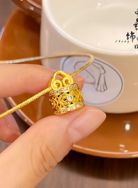 古法镀金久不掉色同款沙金镂空