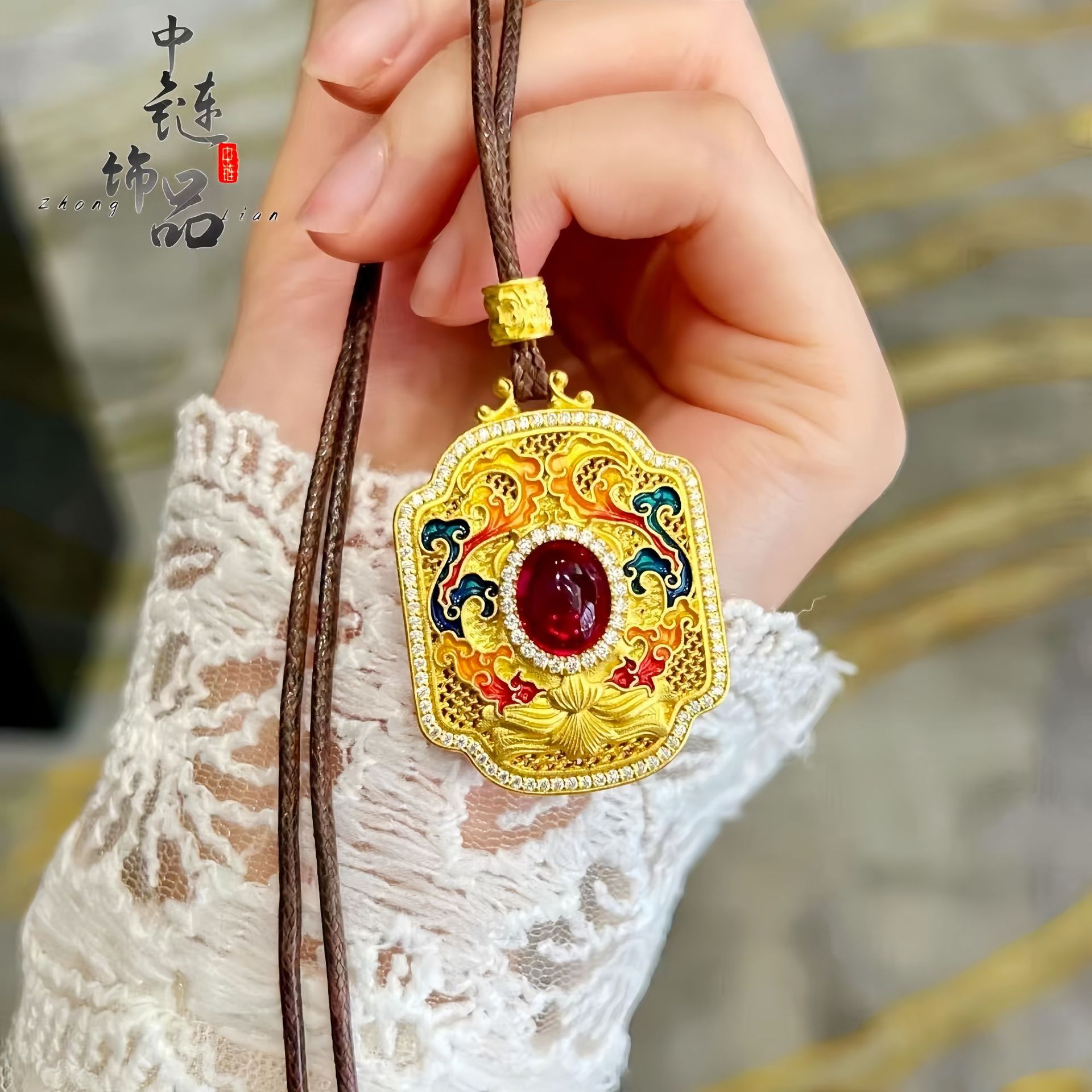 久不掉色金店同款新款古法沙金